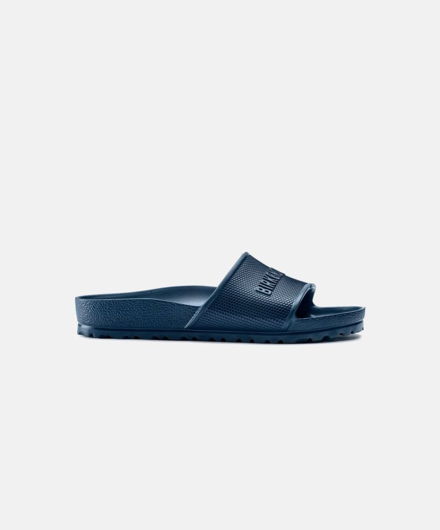 Women Birkenstock Slides | Birkenstock Barbados Eva Navy Sandals