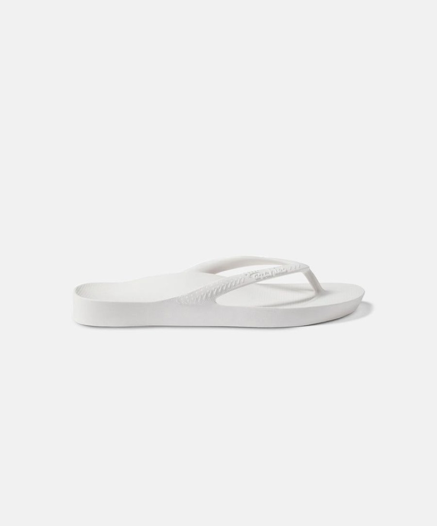 Women Archies Thongs | Archies Arch Support White Thongs