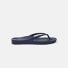 Women Archies Slides | Archies Arch Support Navy Thongs