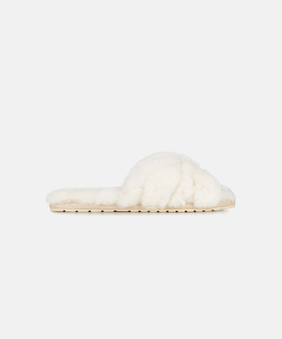 Women EMU Australia Slippers | Emu Corella Crystal Natural Sheepskin Slippers