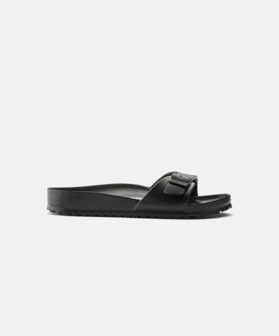 Women Birkenstock Slides | Birkenstock Madrid Eva Black Sandals