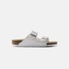 Men Birkenstock Two Strap Sandals | Birkenstock Arizona Bf Sandals White