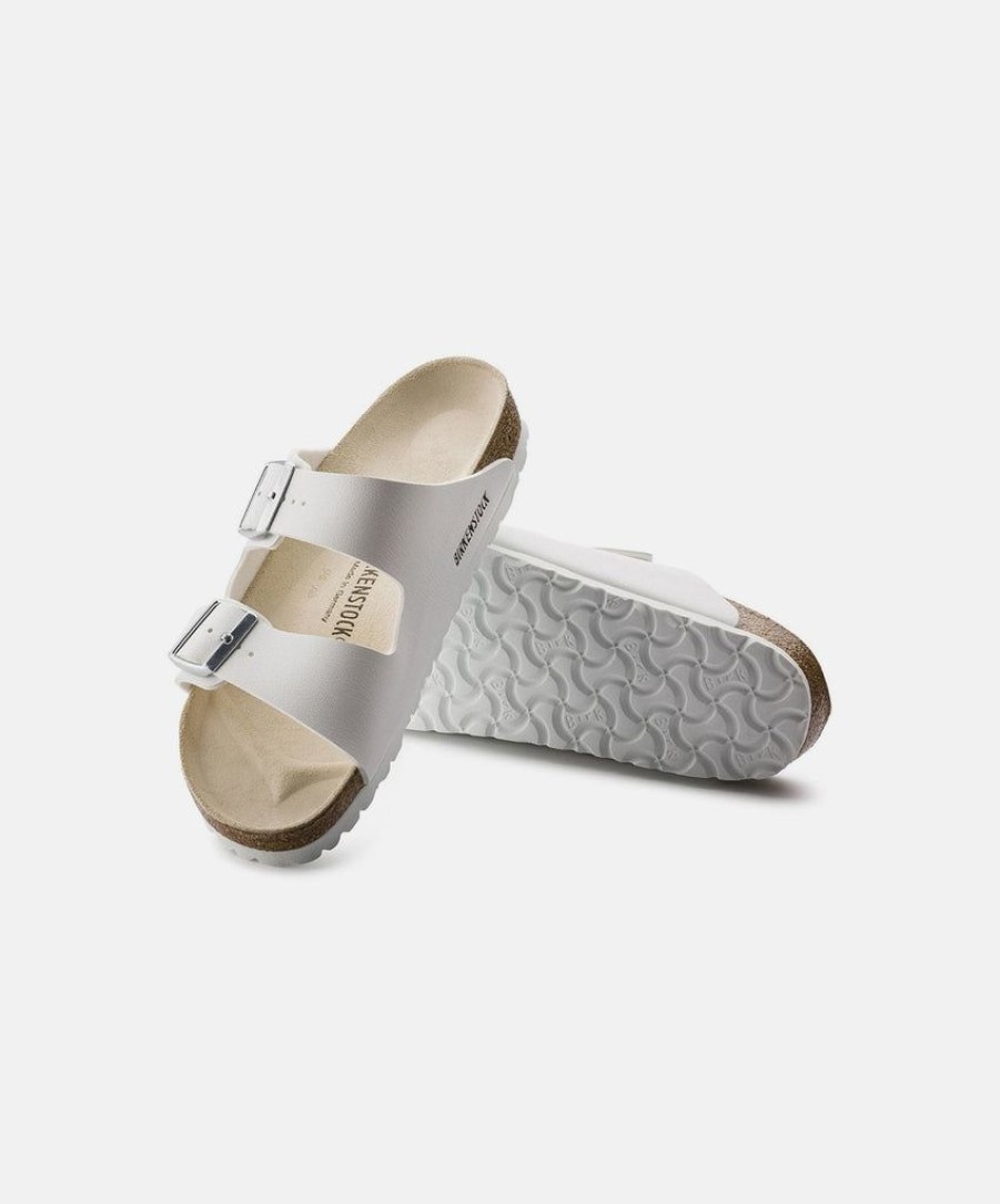 Men Birkenstock Two Strap Sandals | Birkenstock Arizona Bf Sandals White