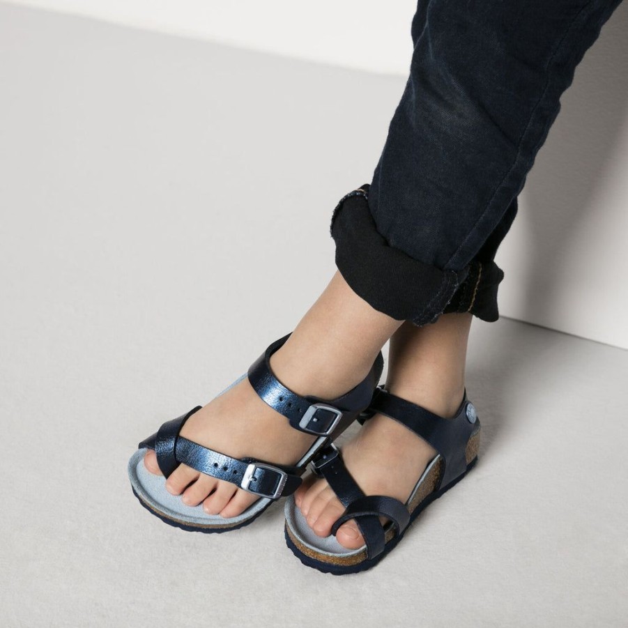 Kids Birkenstock | Birkenstock Kids Taormina Birko-Flor Graceful Sea Sandals