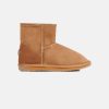 Women EMU Australia Boots | Emu Platinum Stinger Mini Chestnut Sheepskin Boots