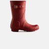 Women Hunter Wellington Boots | Hunter Womens Original Short Military Red Boots