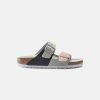 Women Birkenstock Slides | Birkenstock Arizona Split Nubuck Leather Sandals Pink