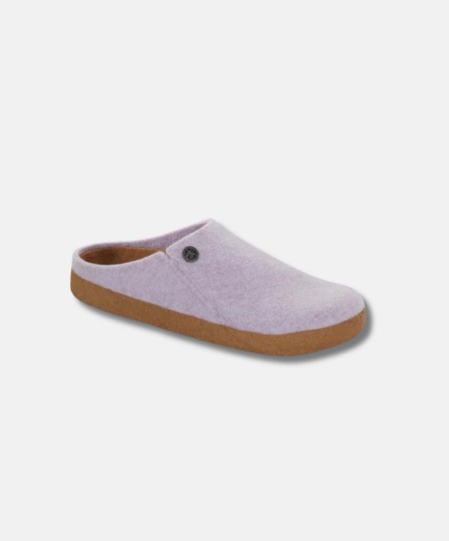 Women Birkenstock Clogs | Birkenstock Zermatt Wool Felt Purple Fog Clogs