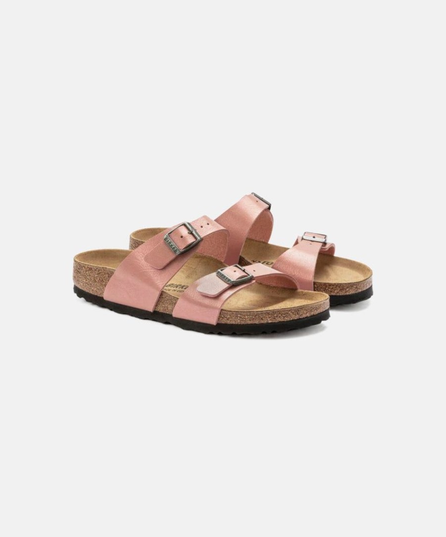 Women Birkenstock Suede Sandals | Birkenstock Sydney Bf Graceful Pink