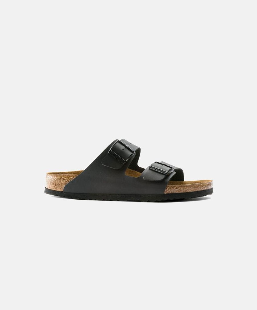 Men Birkenstock Slides | Birkenstock Arizona Bf Sandals Black