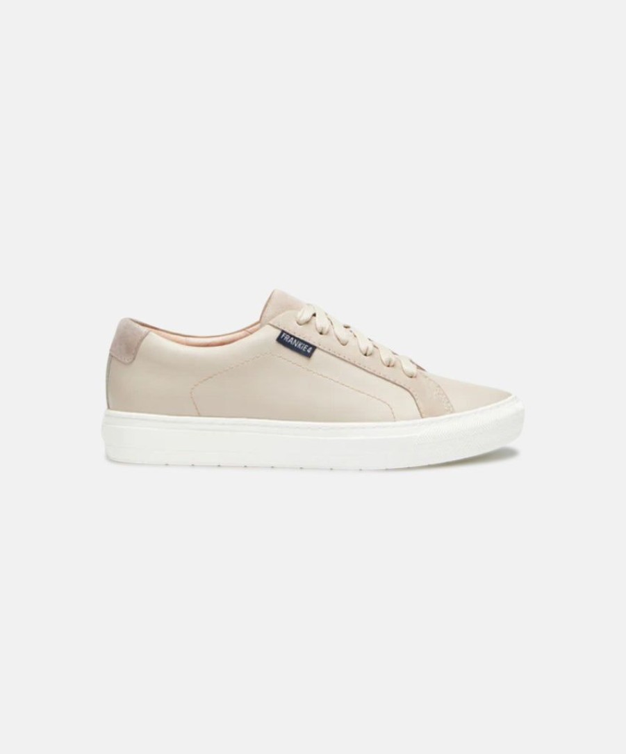 Women Frankie4 Leather Sneakers | Frankie4 Mim Iii Almond Milk / Suede Sneakers