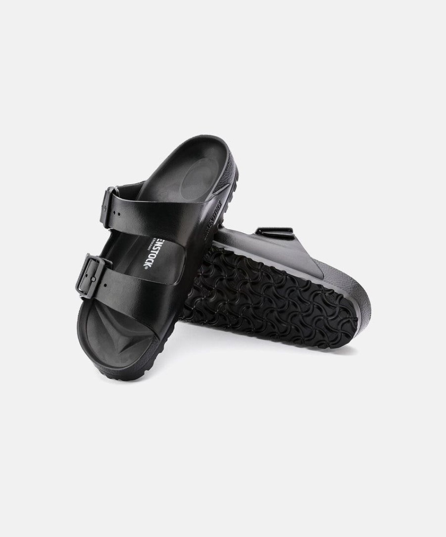 Men Birkenstock Slides | Birkenstock Arizona Eva Sandals Black