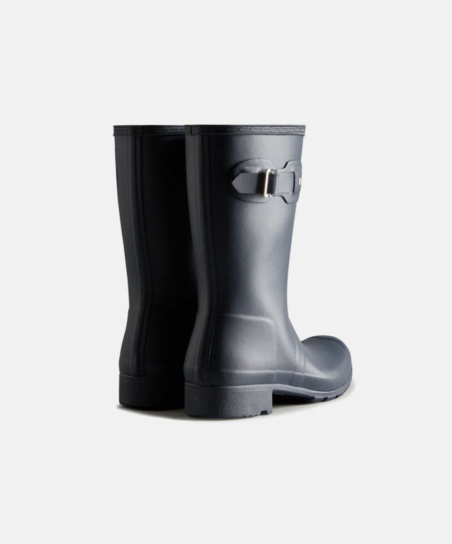 Women Hunter Wellington Boots | Hunter Womens Original Short Navy Boots