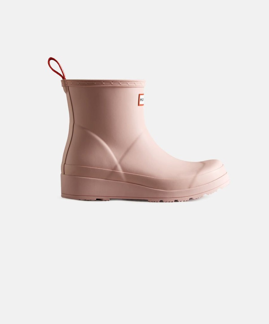 Women Hunter Wellington Boots | Hunter Womens Original Play Short Azalea Pink Boots