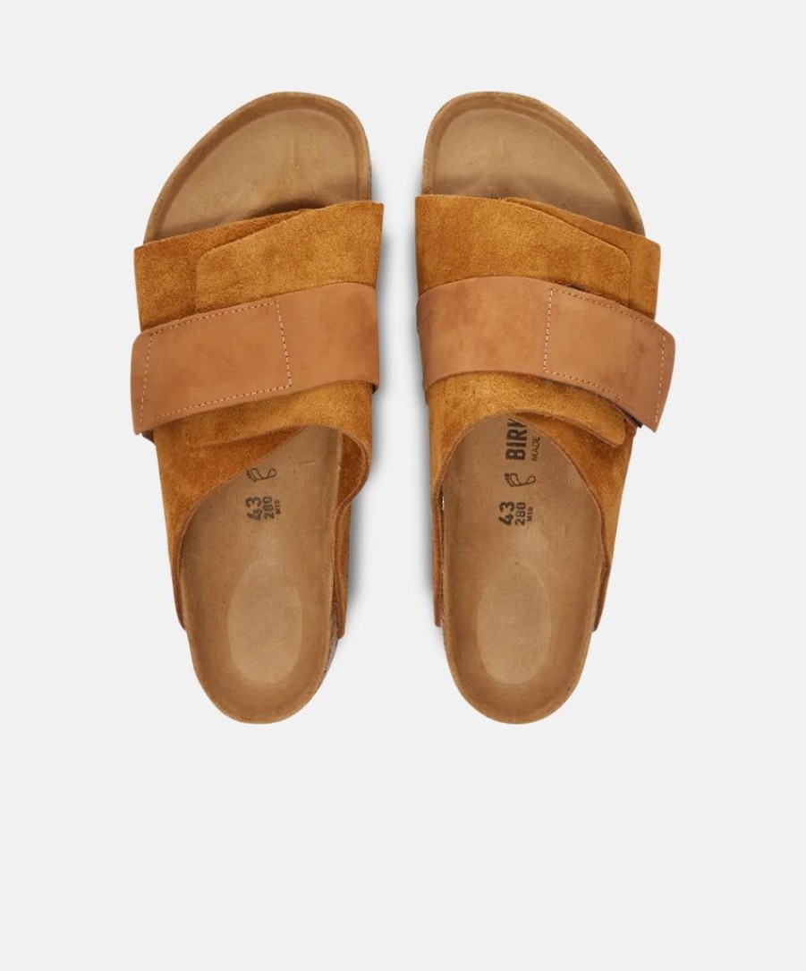 Women Birkenstock Suede Sandals | Birkenstock Kyoto Su/Nu L Orange