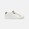 Women Frankie4 Leather Sneakers | Frankie4 Mim Iii White / Leopard Print Sneakers