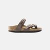 Women Birkenstock Two Strap Sandals | Birkenstock Kids Mayari Birkibuc Mocca Sandals