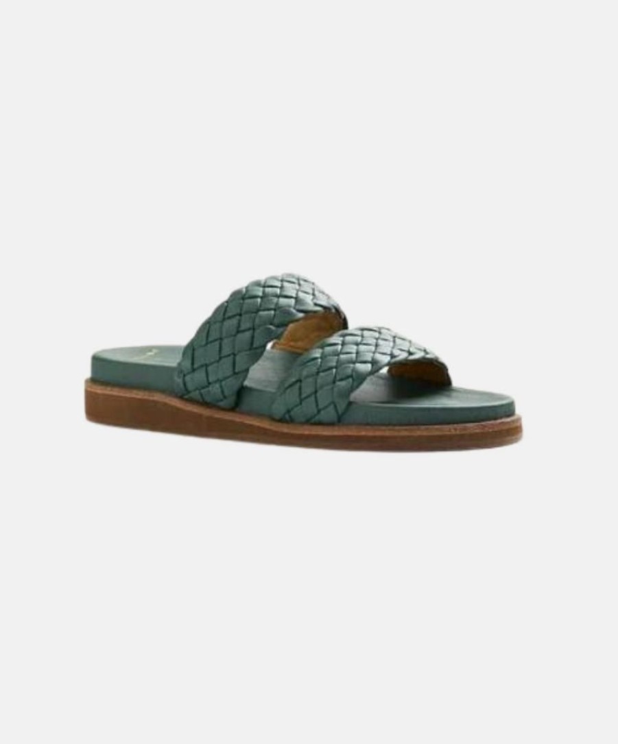 Women Frankie4 Two Strap Sandals | Frankie4 Malone Slides Green