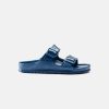 Women Birkenstock Slides | Birkenstock Arizona Eva Buckle Sandals Navy