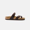 Women Birkenstock Leather Sandals | Birkenstock Mayari Oiled Leather Habana Sandals