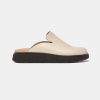 Women Bstore Clogs | Fitflop Gen-Ff Leather Mules Beige