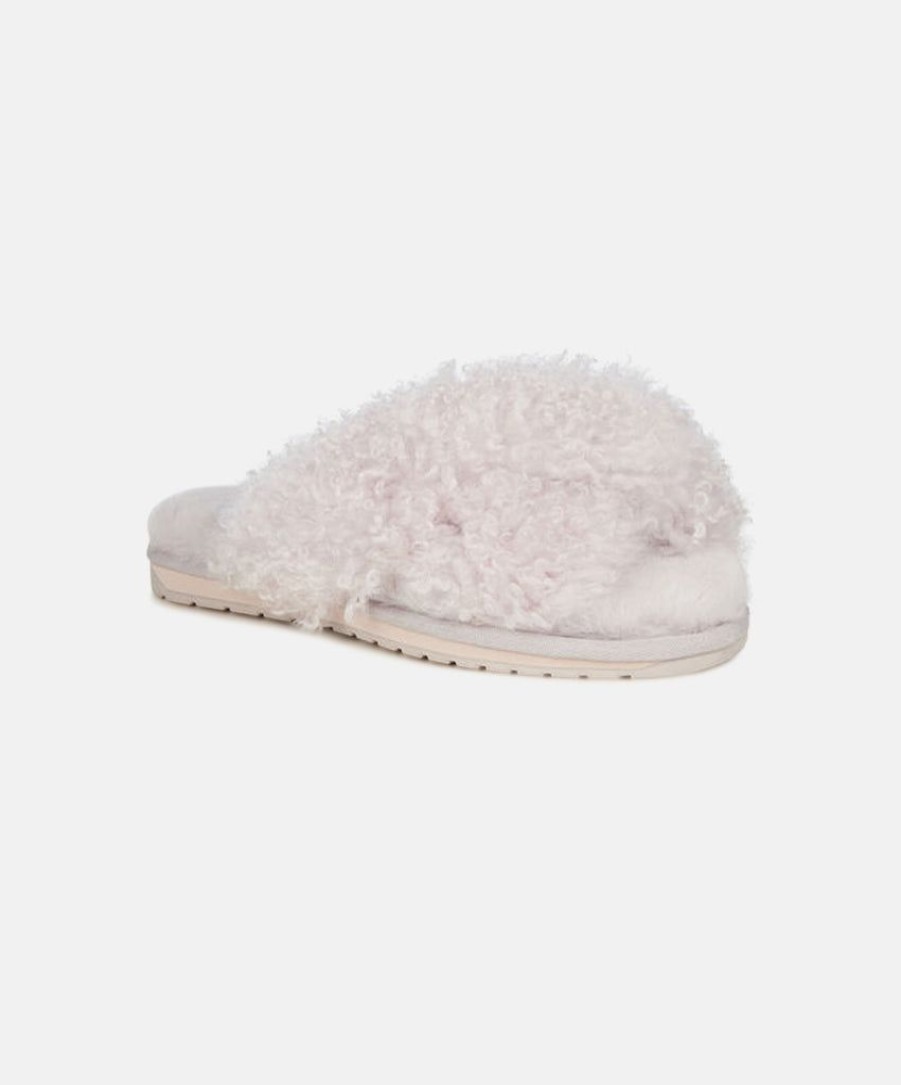 Women EMU Australia Slippers | Emu Mayberry Curly Ash Sheepskin Slippers