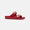 Women Birkenstock Slides | Birkenstock Arizona Eva Sandals Red