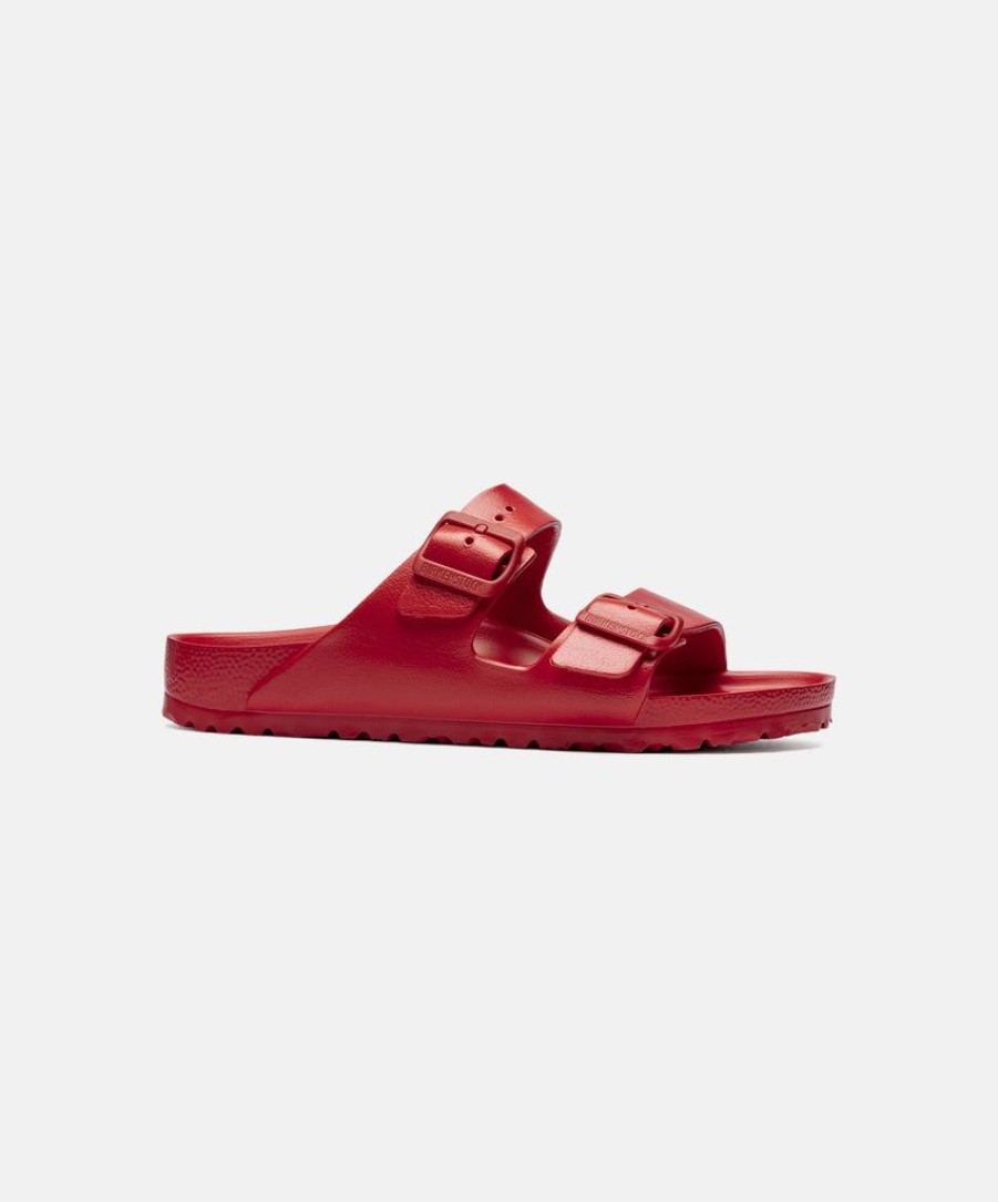 Women Birkenstock Slides | Birkenstock Arizona Eva Sandals Red