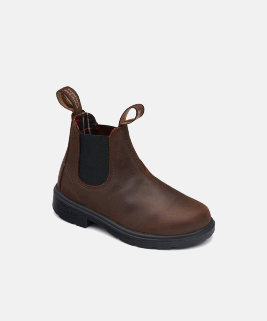 Kids Blundstone | Blundstone 1468 Antique Brown Kids Boots