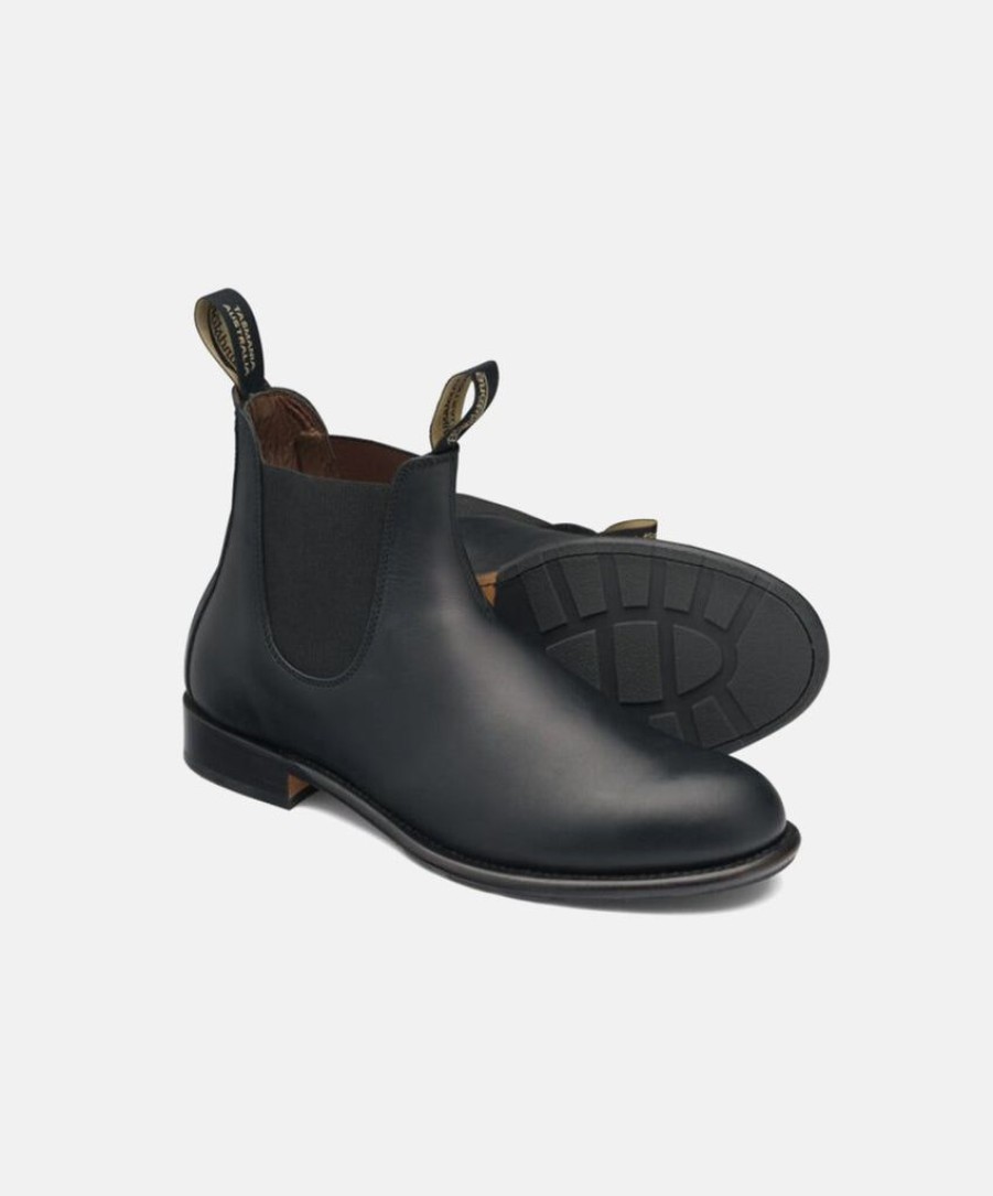 Men Blundstone Chelsea Boots | Blundstone 152 Black Heritage Mens Boots