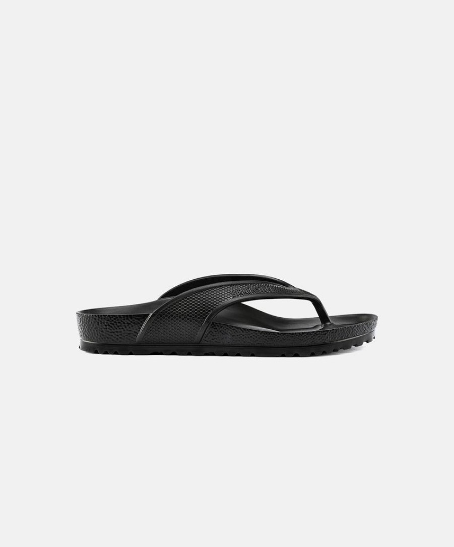 Men Birkenstock Thongs | Birkenstock Honolulu Eva Black Sandals