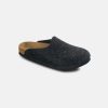 Women Birkenstock Clogs | Birkenstock Amsterdam Felt Anthracite Clogs