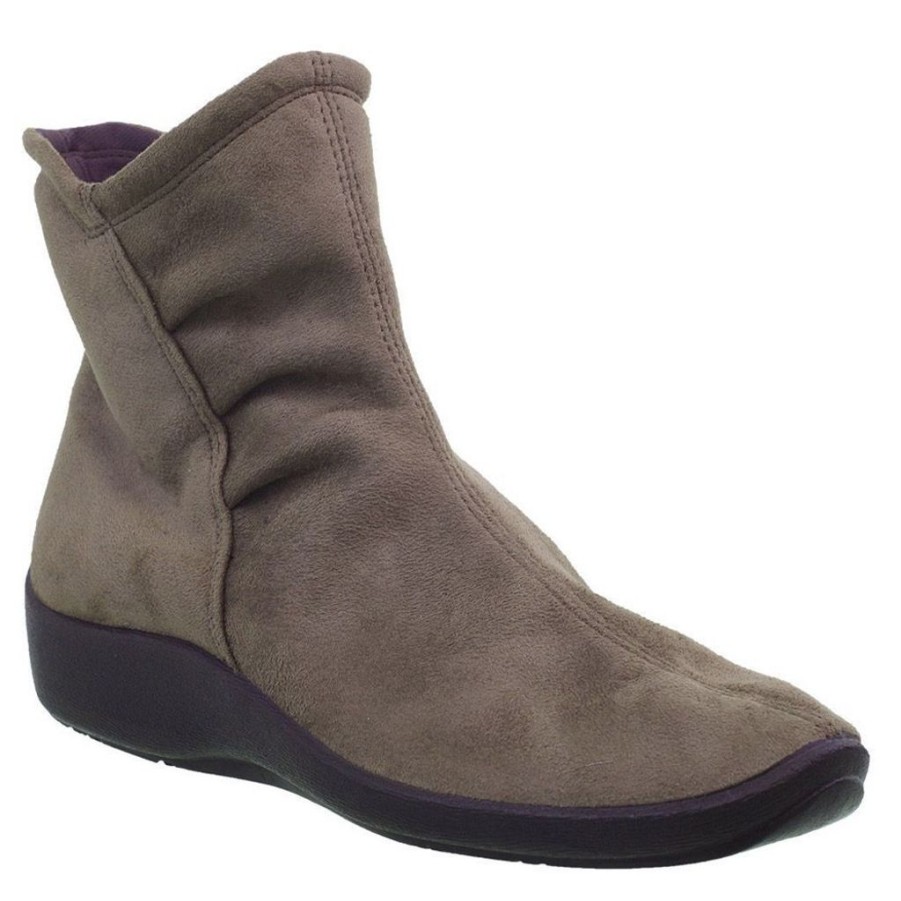 Women Arcopedico Flat Boots | Arcopedico L19 Taupe Boots