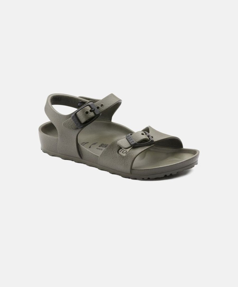 Kids Birkenstock | Birkenstock Kids Rio Eva Khaki