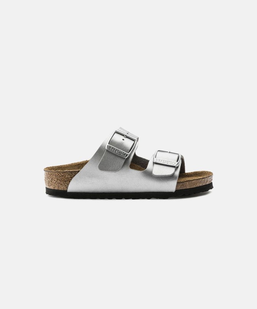 Kids Birkenstock | Birkenstock Kids Arizona Bf Silver