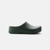 Women Birkenstock Clogs | Birkenstock Birkis Super Birki Pu Green Clogs