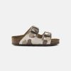 Women Birkenstock Slides | Birkenstock Kids Arizona Birko-Flor Desert Soil Camo Almond Sandals