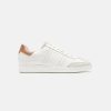 Women Frankie4 Leather Sneakers | Frankie4 Drew White Nutmeg Sneakers