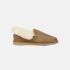 Men EMU Australia Slides | Emu Platinum Murray Chestnut Mens Sheepskin Slippers