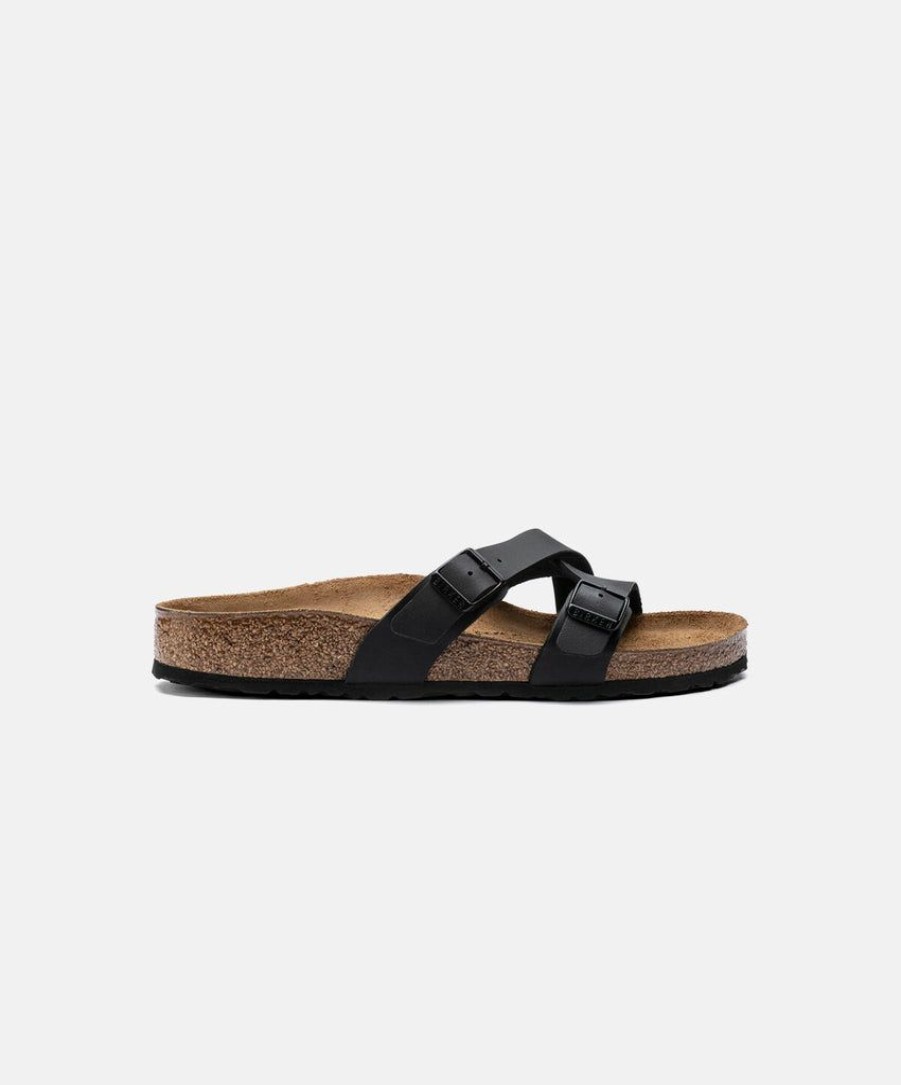 Women Birkenstock Slides | Birkenstock Yao Bf Black