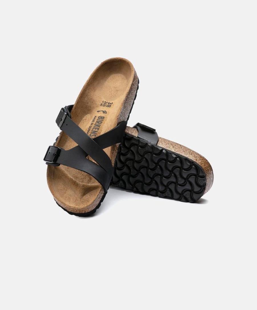 Women Birkenstock Slides | Birkenstock Yao Bf Black