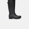 Women FitFlop Slip On Boots | Fitflop Wonderwelly Tall All Black Boots