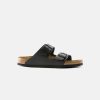 Women Birkenstock Two Strap Sandals | Birkenstock Arizona Bf Sandals Black