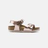 Kids Birkenstock | Birkenstock Kids Rio Birko-Flor Electric Metallic Copper Sandals