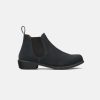 Women Blundstone Slip On Boots | Blundstone 1977 Black Womens Low Cut Boots