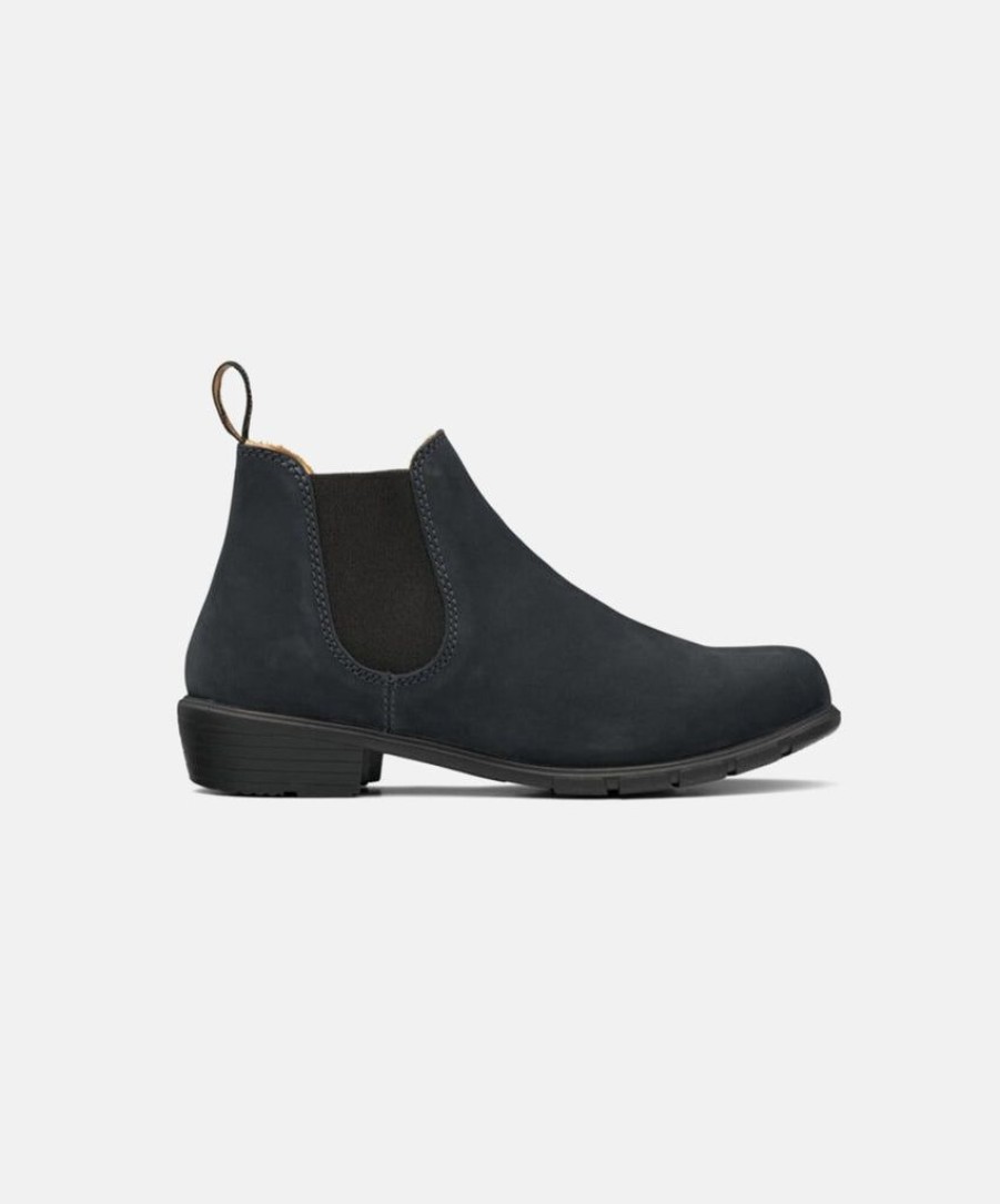 Women Blundstone Slip On Boots | Blundstone 1977 Black Womens Low Cut Boots