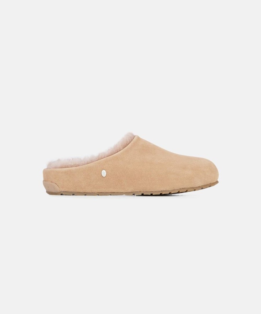 Women EMU Australia Slippers | Emu Monch Camel Sheepskin Slippers