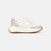 Women FitFlop Leather Sneakers | Fitflop F-Mode Leather/Suede Flatform Sneakers White