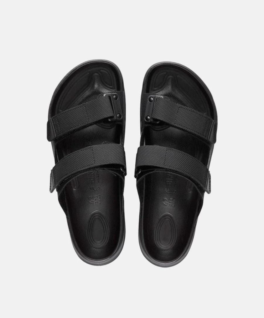 Men Birkenstock Two Strap Sandals | Birkenstock Atacama Cross Element Bf Sandals Black