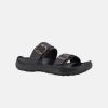 Women Bstore Leather Sandals | Mbt Fuji Ii Black/Black Womens Recovery Sandals